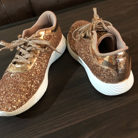 Forever Rose Gold sneakers. - Picture 3 of 3